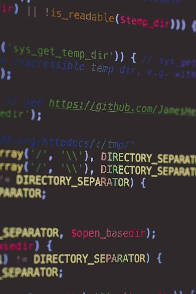 Développement d'un site web sur ordinateur portable