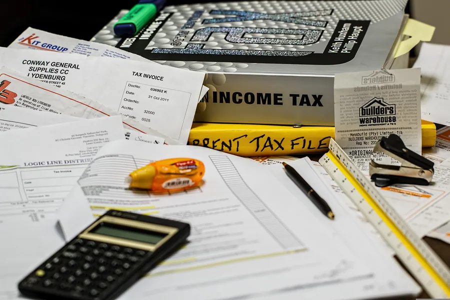 Formulaire de déclaration d'impôt sur le revenu
