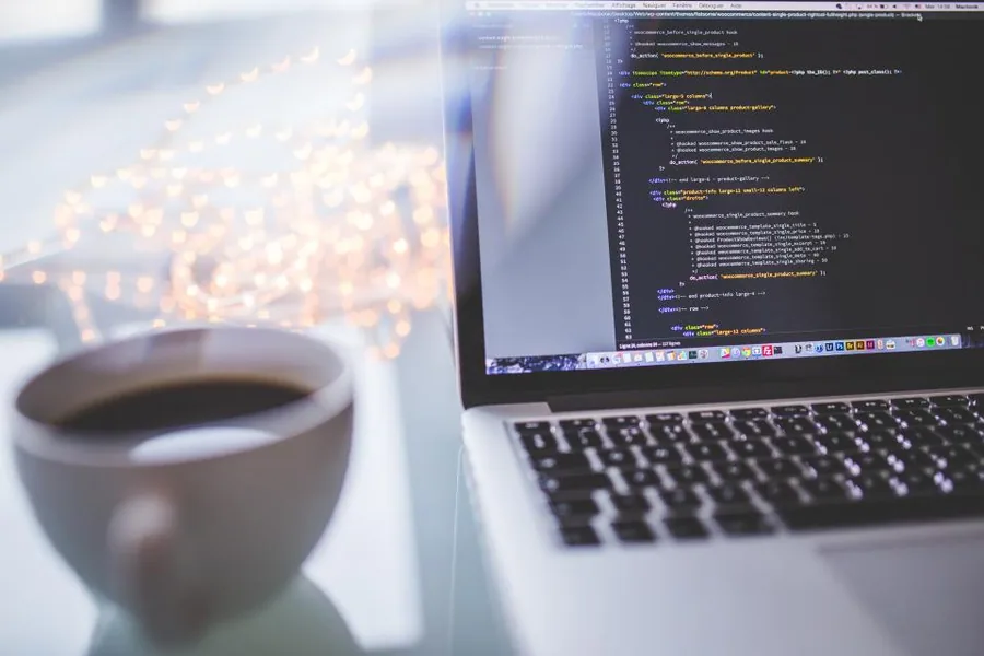 Développeur en train de coder