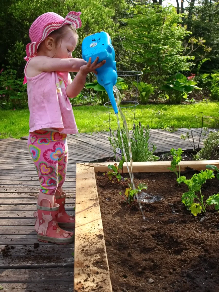 Pepiniere avec des plantes en pots sous serre
