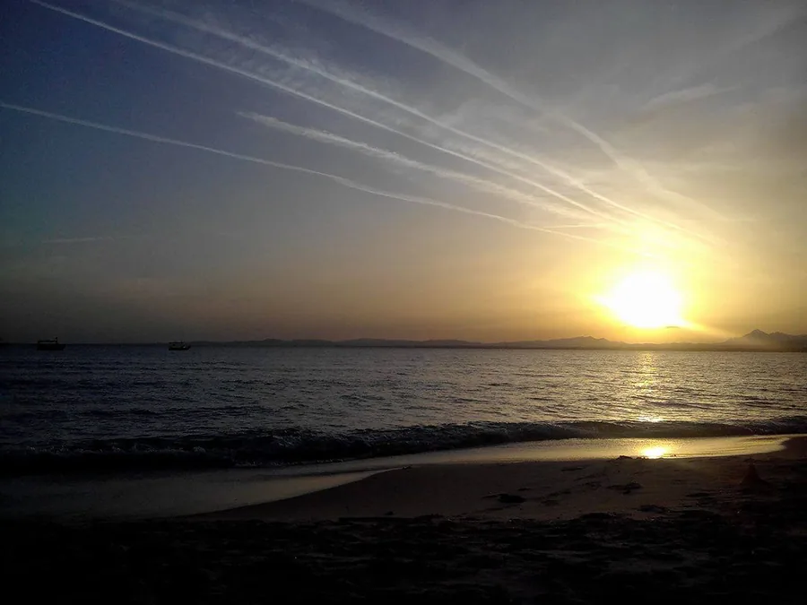 Plage de Hammamet sur la côte méditerranéenne
